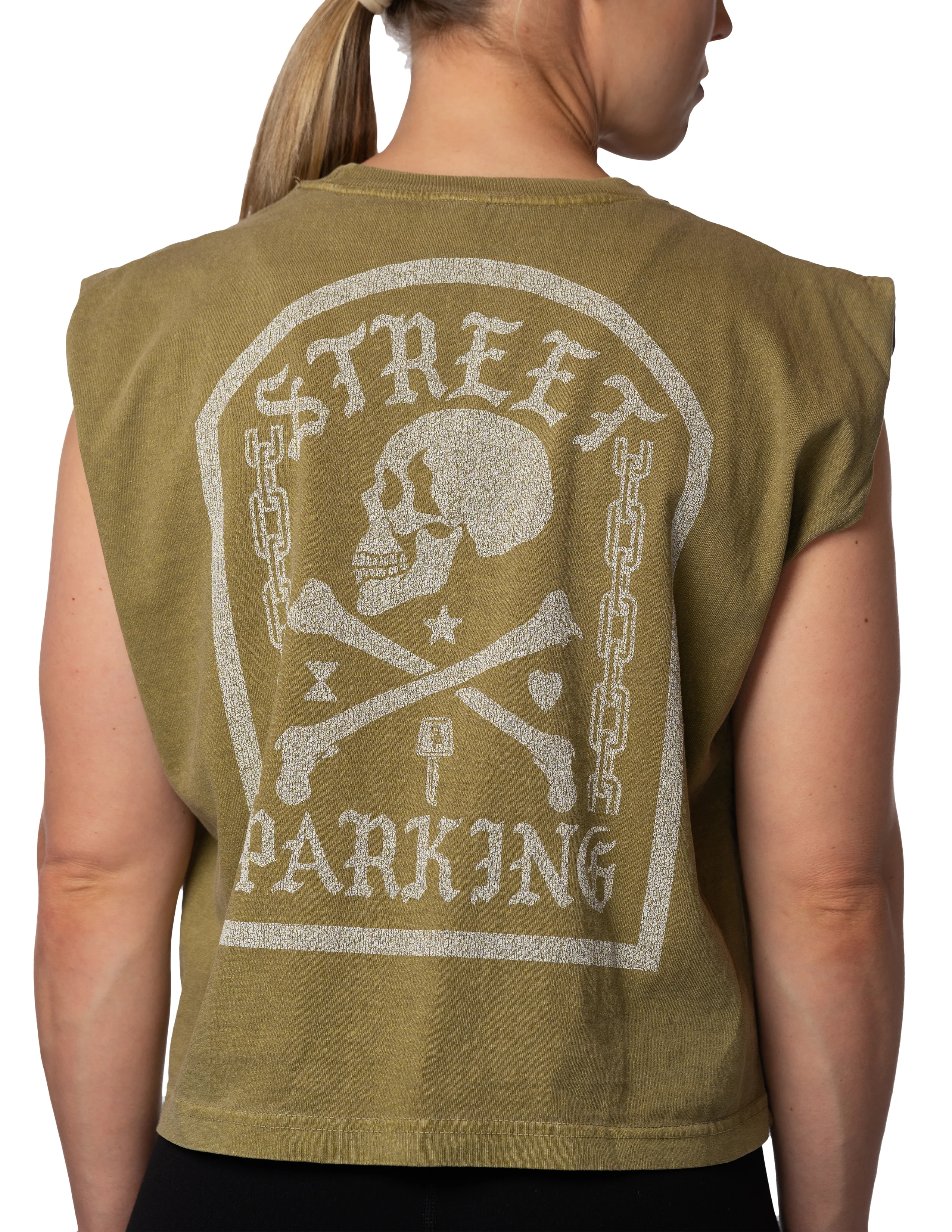 Punk Pirate Vegas Womens Muscle Tee - Image 6